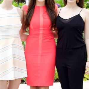 Ted Baker Bright Pink Contrast Dress